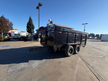 New 2025 Delco Trailers D314 P4 7FT X 14FT 14K GVW Dump Trailer