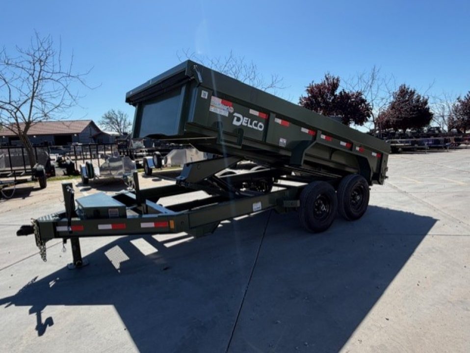 New 2026 Delco Trailers D314 7FT X 14FT 14K GVW Dump Trailer