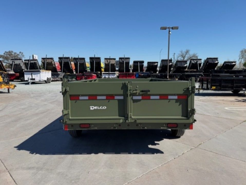 New 2026 Delco Trailers D314 7FT X 14FT 14K GVW Dump Trailer