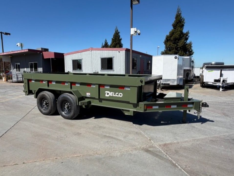 New 2026 Delco Trailers D314 7FT X 14FT 14K GVW Dump Trailer