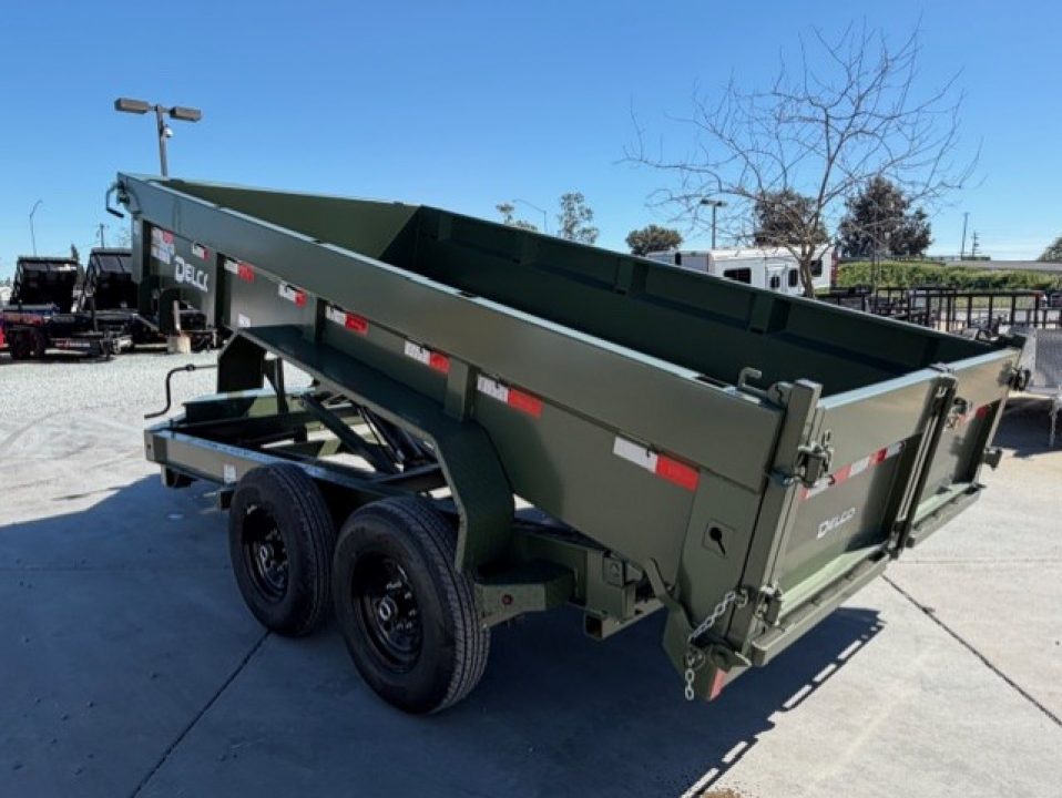 New 2026 Delco Trailers D314 7FT X 14FT 14K GVW Dump Trailer