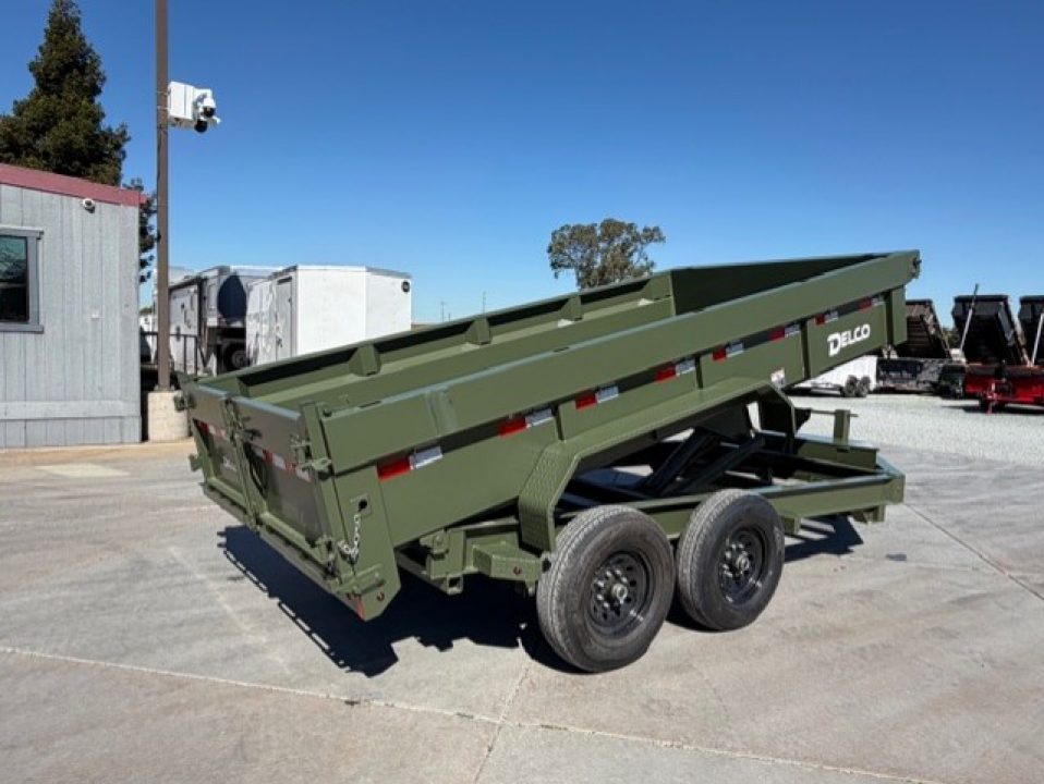 New 2026 Delco Trailers D314 7FT X 14FT 14K GVW Dump Trailer