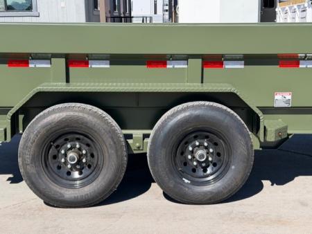 New 2026 Delco Trailers D314 7FT X 14FT 14K GVW Dump Trailer