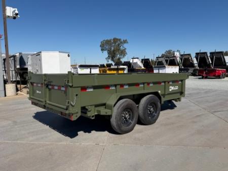 New 2026 Delco Trailers D314 7FT X 14FT 14K GVW Dump Trailer