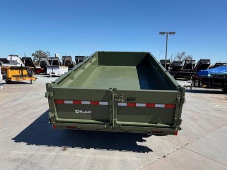 New 2026 Delco Trailers D314 7FT X 14FT 14K GVW Dump Trailer
