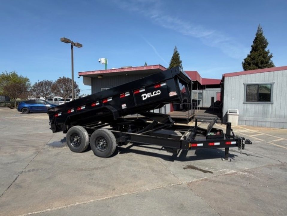 New 2026 Delco Trailers D314 7FT X 14FT 14K GVW Dump Trailer