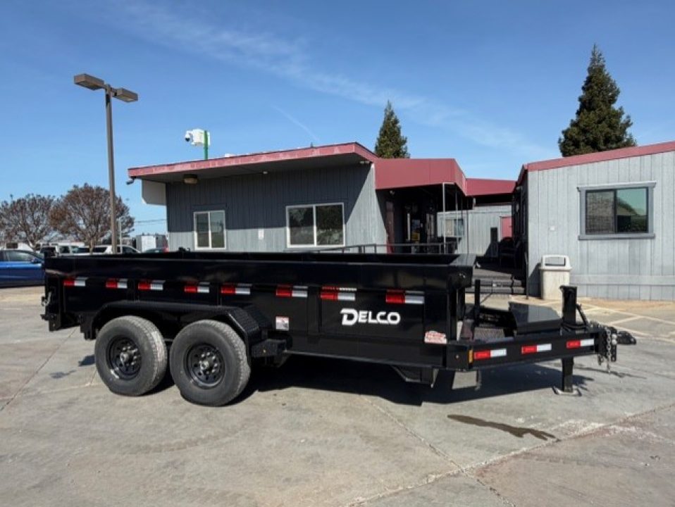 New 2026 Delco Trailers D314 7FT X 14FT 14K GVW Dump Trailer