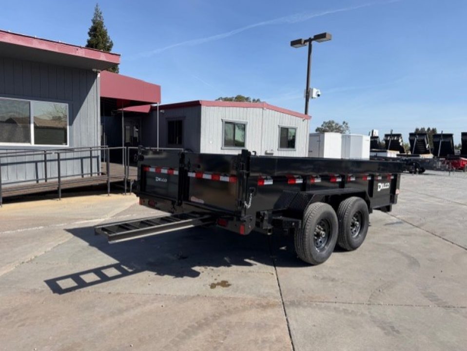 New 2026 Delco Trailers D314 7FT X 14FT 14K GVW Dump Trailer