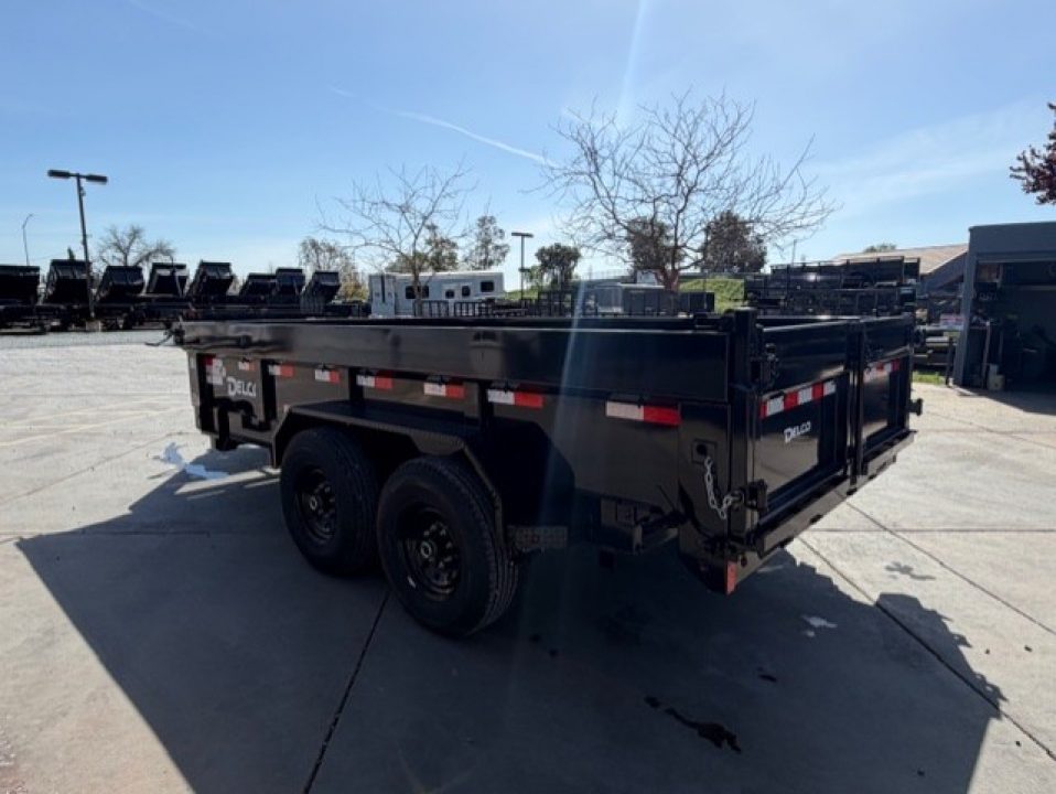 New 2026 Delco Trailers D314 7FT X 14FT 14K GVW Dump Trailer