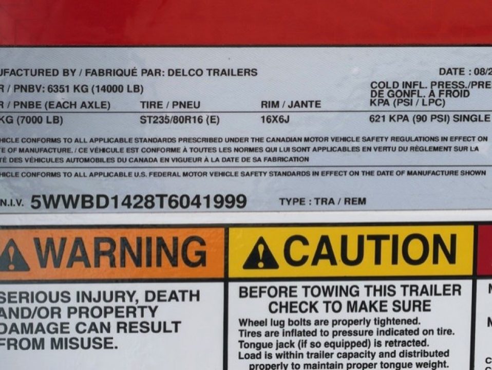 New 2026 Delco Trailers D314 7FT X 14FT 14K GVW Dump Trailer