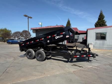New 2026 Delco Trailers D314 7FT X 14FT 14K GVW Dump Trailer