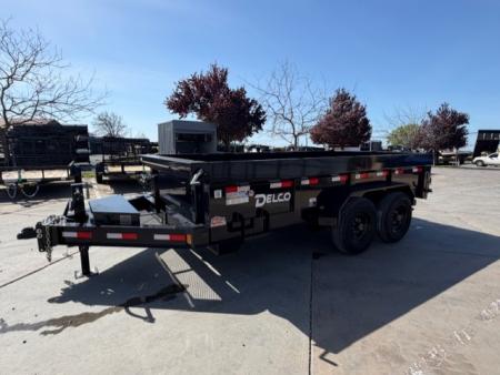 New 2026 Delco Trailers D314 7FT X 14FT 14K GVW Dump Trailer