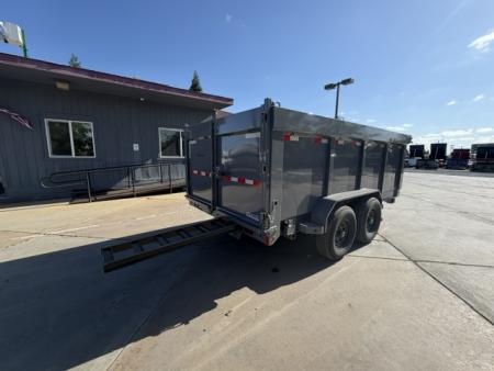 New 2026 Delco Trailers D314 P4 7FT X 14FT 14K GVW Dump Trailer