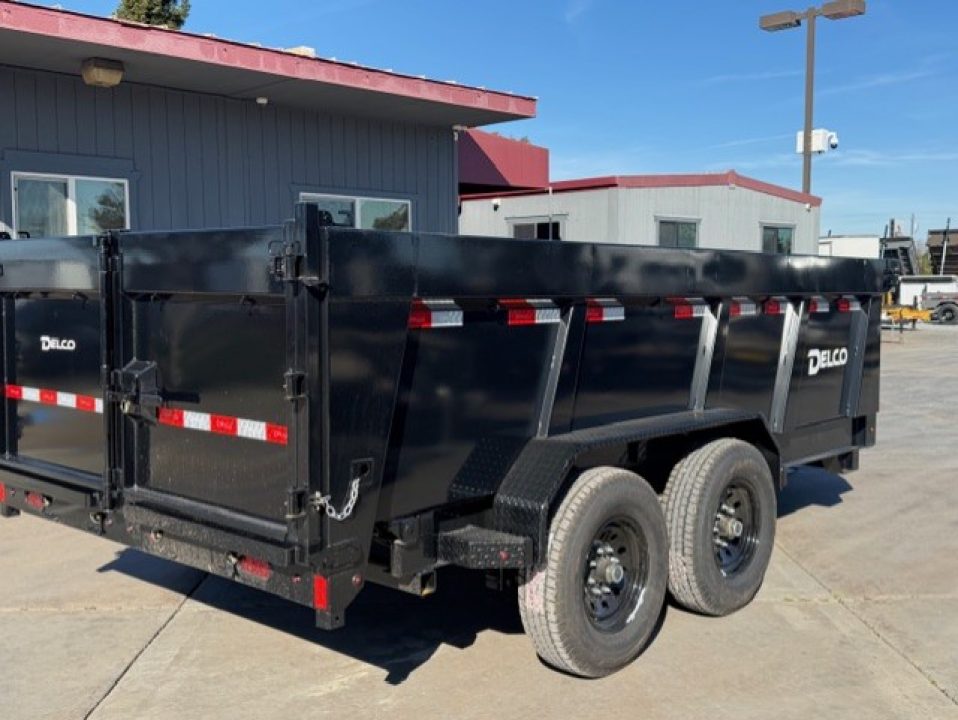 New 2026 Delco Trailers D314 P3 7FT X 14FT 14K GVW Dump Trailer
