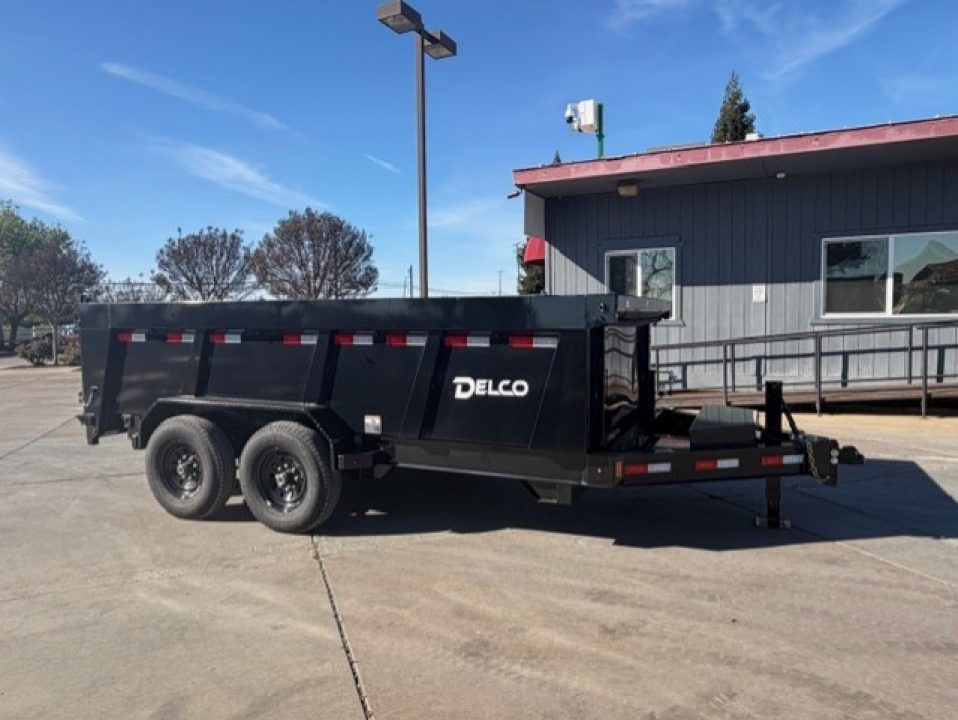 New 2026 Delco Trailers D314 P3 7FT X 14FT 14K GVW Dump Trailer