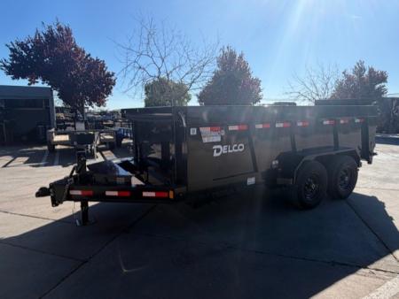 New 2026 Delco Trailers D314 P3 7FT X 14FT 14K GVW Dump Trailer