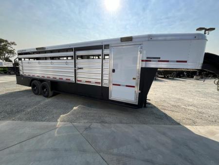 New 2024 Logan Coach RANCHHAND24GN 24 FT GN Stock / Stock Combo Trailer