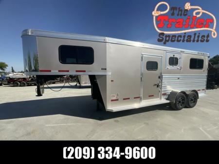 New 2025 Logan Coach RIOT2+1GN STR RIOT 2+1 GN STRAIGHT LOAD Horse Trailer