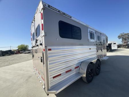 New 2025 Logan Coach RIOT2+1GN STR RIOT 2+1 GN STRAIGHT LOAD Horse Trailer