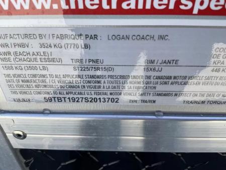 New 2025 Logan Coach TORQUE16BP Toy Hauler