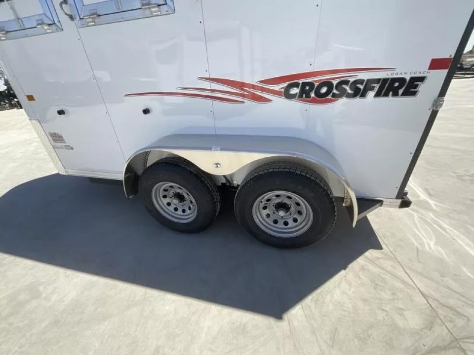 New 2025 Logan Coach CROSSFIRE2BP CROSSFIRE 2 HORSE BP Horse Trailer