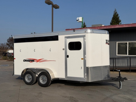 New 2026 Logan Coach CROSSFIRE3BP 3 HORSE BUMPER PULL Horse Trailer