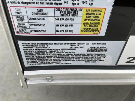 New 2025 Wells Cargo FT612S2-D 6FT X 12FT 2990 GVW Cargo / Enclosed Trailer