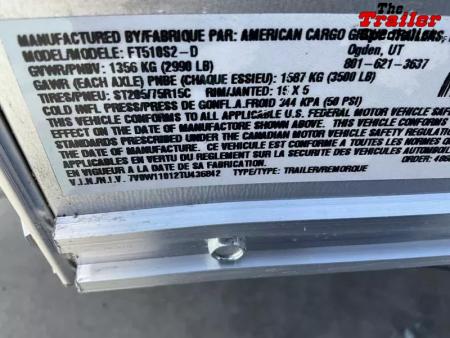 New 2026 Wells Cargo FT510S2-D 5FT X 10FT 2990 GVW Cargo / Enclosed Trailer