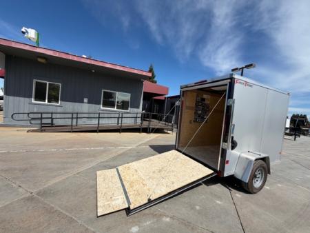 New 2026 Wells Cargo FT58S2-D 5FT X 8FT 2990 GVW Cargo / Enclosed Trailer