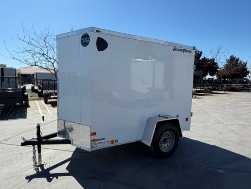 New 2026 Wells Cargo FT58S2-D 5FT X 8FT 2990 GVW Cargo / Enclosed Trailer