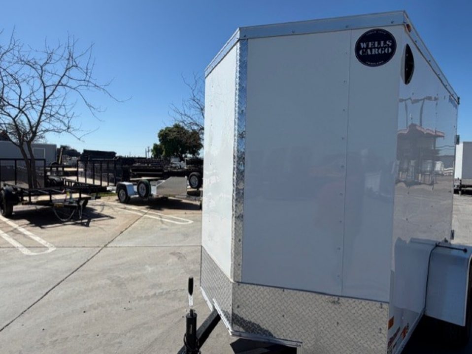New 2026 Wells Cargo FT58S2-D 5FT X 8FT 2990 GVW Cargo / Enclosed Trailer