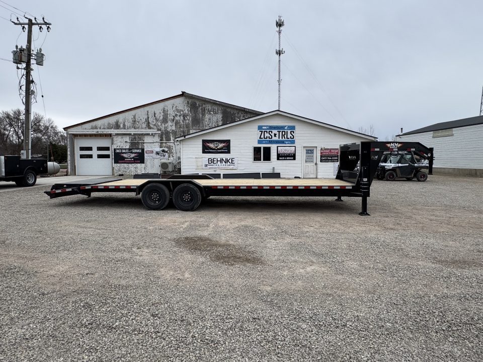New 2026 H&H Trailers H8224+4ILSDR-GN-160 Equipment Trailer