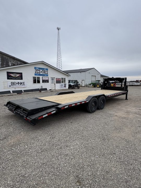 New 2026 H&H Trailers H8224+4ILSDR-GN-160 Equipment Trailer