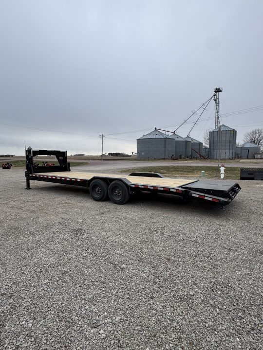 New 2026 H&H Trailers H8224+4ILSDR-GN-160 Equipment Trailer