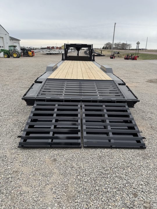 New 2026 H&H Trailers H8224+4ILSDR-GN-160 Equipment Trailer