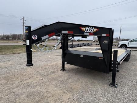 New 2026 H&H Trailers H8224+4ILSDR-GN-160 Equipment Trailer