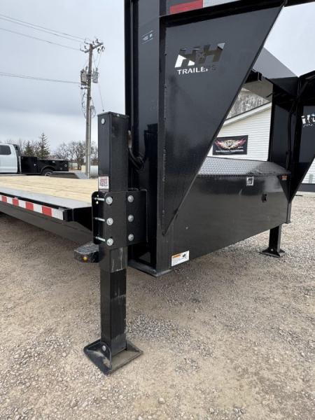 New 2026 H&H Trailers H8224+4ILSDR-GN-160 Equipment Trailer