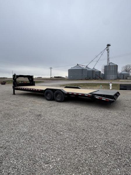New 2026 H&H Trailers H8224+4ILSDR-GN-160 Equipment Trailer
