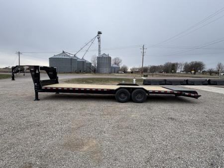 New 2026 H&H Trailers H8224+4ILSDR-GN-160 Equipment Trailer