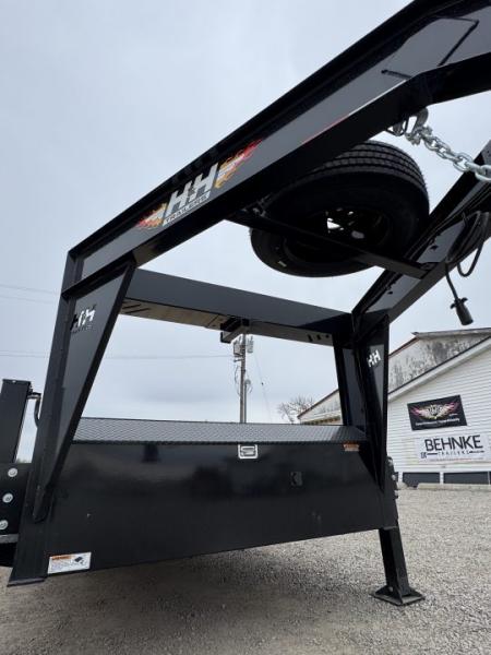 New 2026 H&H Trailers H8224+4ILSDR-GN-160 Equipment Trailer