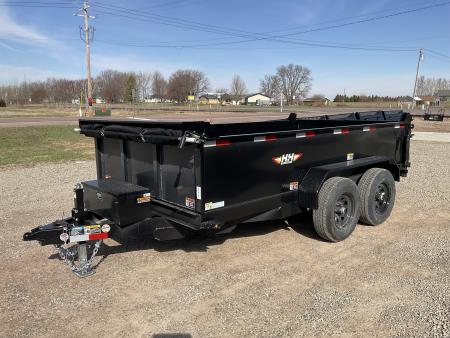 New 2026 H&H Trailers H7612UD-24-100 Dump Trailer
