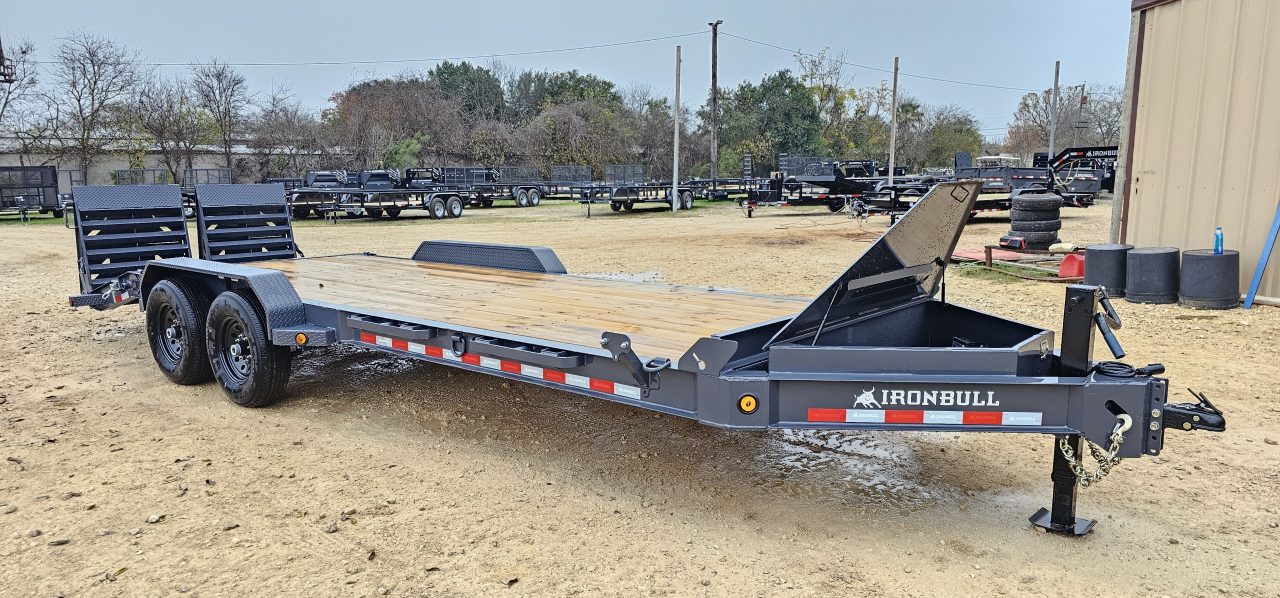 New 2026-Norstar-83-x-21+3-Iron-Bull-EWB-Bumper-Pull-Lowboy,-8in-I-Beam,-Rampage-Ramps-base-3EUGB2422T1113411