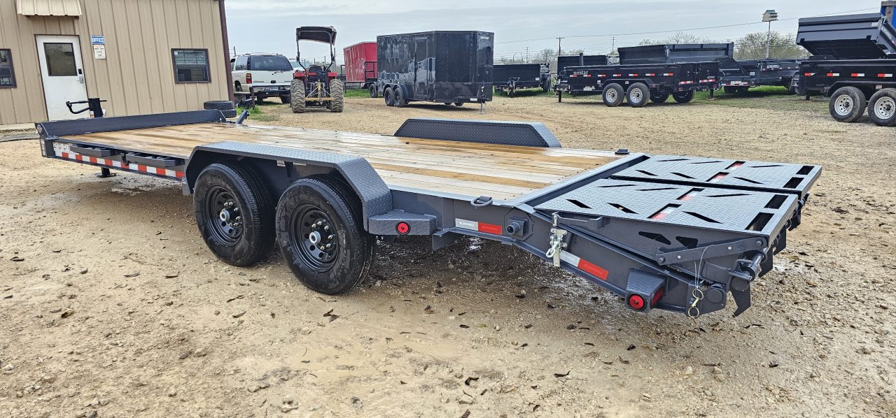 New 2026-Norstar-83-x-21+3-Iron-Bull-EWB-Bumper-Pull-Lowboy,-8in-I-Beam,-Rampage-Ramps-base-3EUGB2422T1113411