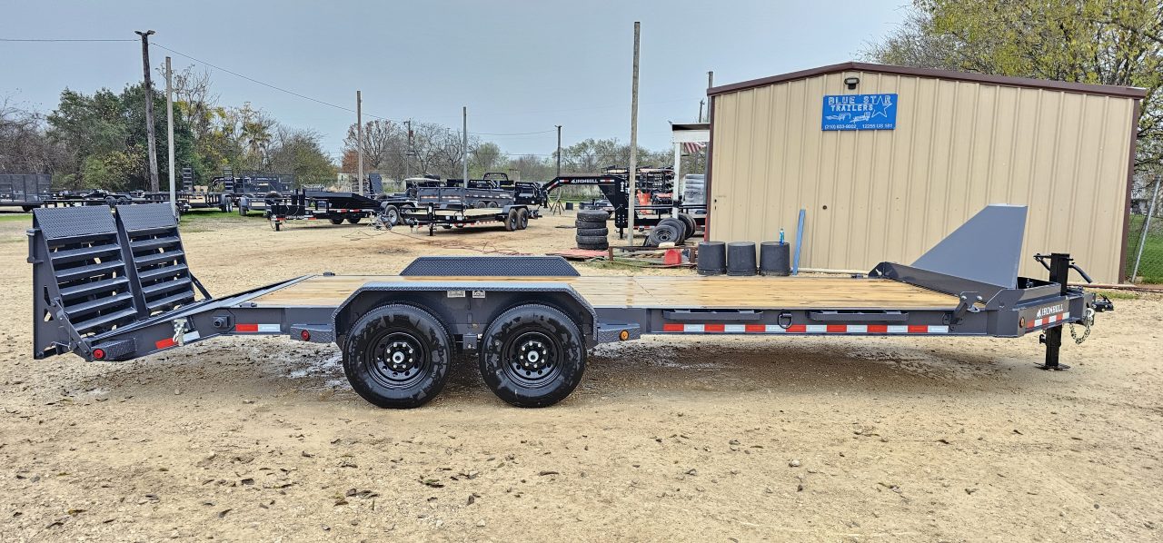 New 2026-Norstar-83-x-21+3-Iron-Bull-EWB-Bumper-Pull-Lowboy,-8in-I-Beam,-Rampage-Ramps-base-3EUGB2422T1113411