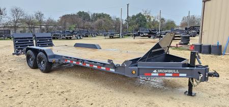 New 2026-Norstar-83-x-21+3-Iron-Bull-EWB-Bumper-Pull-Lowboy,-8in-I-Beam,-Rampage-Ramps-base-3EUGB2422T1113411