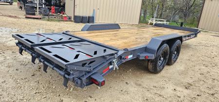 New 2026-Norstar-83-x-21+3-Iron-Bull-EWB-Bumper-Pull-Lowboy,-8in-I-Beam,-Rampage-Ramps-base-3EUGB2422T1113411