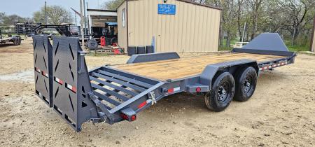 New 2026-Norstar-83-x-21+3-Iron-Bull-EWB-Bumper-Pull-Lowboy,-8in-I-Beam,-Rampage-Ramps-base-3EUGB2422T1113411