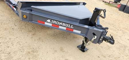 New 2026-Norstar-83-x-21+3-Iron-Bull-EWB-Bumper-Pull-Lowboy,-8in-I-Beam,-Rampage-Ramps-base-3EUGB2422T1113411