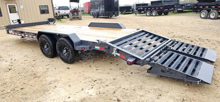New 2026-Norstar-83-x-21+3-Iron-Bull-EWB-Bumper-Pull-Lowboy,-8in-I-Beam,-Rampage-Ramps-base-3EUGB2422T1113411