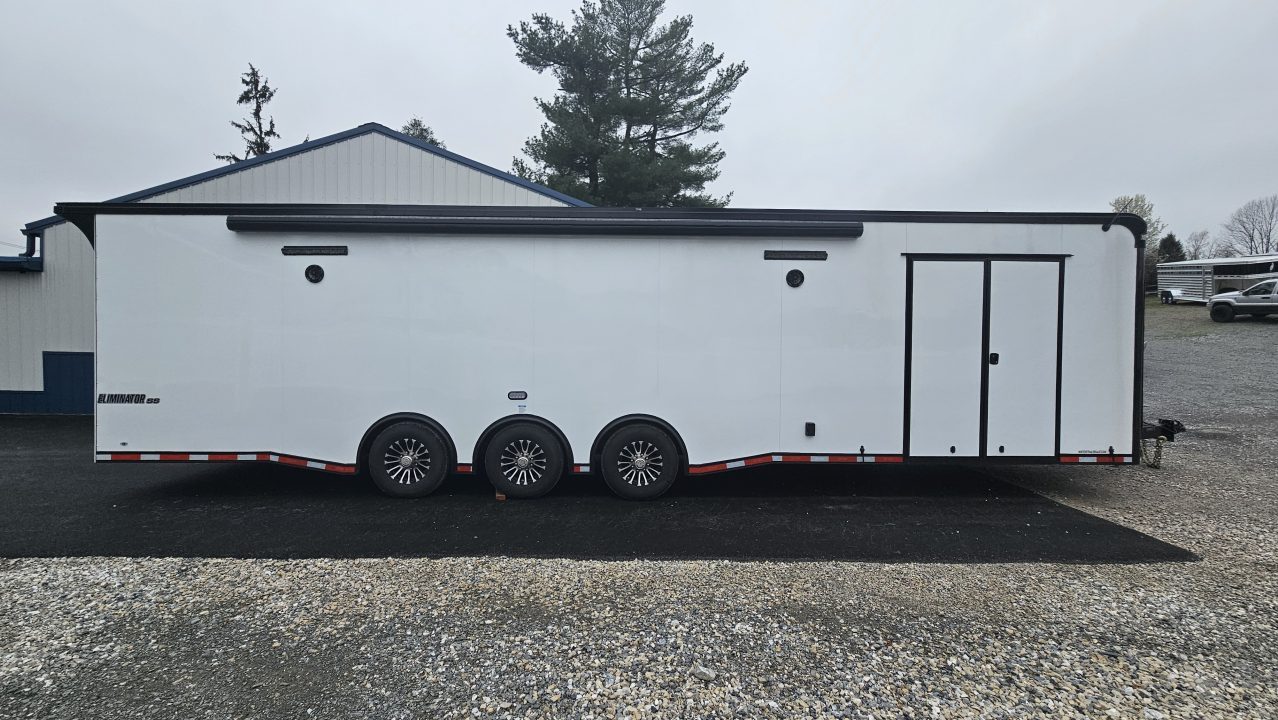 New 2026 Cargo Mate ELIMINATOR 8.5X34 Car / Racing Trailer